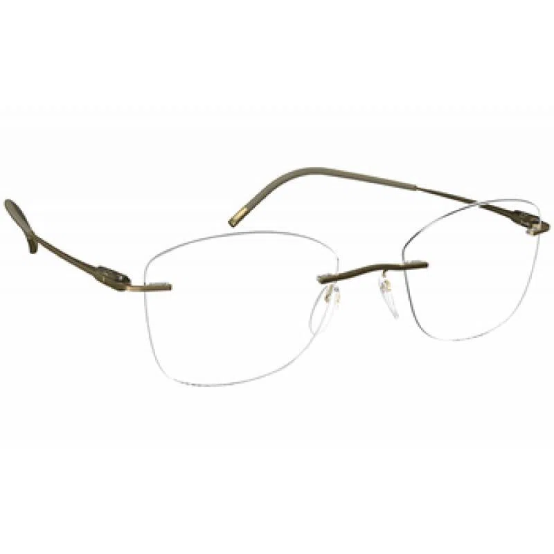 Silhouette Purist Color Groove Demo Rimless 5561 Eyeglasses - view 90
